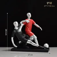 SE7 Figurine de joueur de football personnalisée pour Ronaldo Neymar, statue en résine, art peint à la main, respectueux de l'environnement, certifié CE, décoration d'intérieur