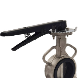 Guangdong Magnesium Special Butterfly Valve Stainless Steel Handle Soft Seal 2.5 Inch Water Control Room Temperature Type - Product Image 1