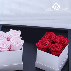 Personnalisable 4 PCS Roses Préservées Roses Fête des Mères dans une Boîte Roses Préservées <span class=keywords><strong>pour</strong></span> Toujours <span class=keywords><strong>Cadeau</strong></span> <span class=keywords><strong>pour</strong></span> Maman Petite Amie Cadeaux d'Anniversaire - Product Image 3