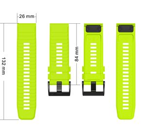 สายซิลิโคน RYB ขนาด 22 มม. สำหรับ <span class=keywords><strong>Garmin</strong></span> <span class=keywords><strong>Approach</strong></span> S70 47 มม. <span class=keywords><strong>Approach</strong></span> S60 <span class=keywords><strong>S62</strong></span> ชุดรวม, สายขนาด 26 มม. สำหรับ Descent MK1 - Product Image 2