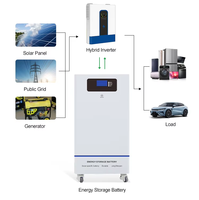 Système de Stockage d'Énergie Vertical (ESS) intelligent pour l'égalisation des pics de consommation, 10kWh 20kWh, 48V 51.2V, Accumulateur LFP, Interactif au réseau, pour la sauvegarde résidentielle, Fourniture Fabricant