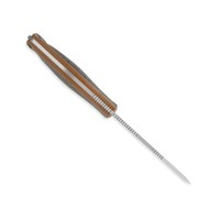 Couteau de chasse à lame fixe en acier D2, manche intégral, pour le camping et l'EDC, avec étui Kydex