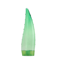 Design unique en forme de feuille d'aloe vera, aspect vert translucide accrocheur, parfait pour le gel d'aloe vera