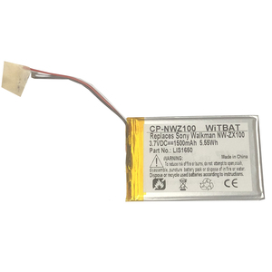 แบตเตอรี่ LIS1650 สำหรับเครื่องเล่น MP3 <span class=keywords><strong>Sony</strong></span> <span class=keywords><strong>Walkman</strong></span> รุ่น NW-A306, NW-A307 - Product Image 4