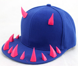 Moda chic Hombres Mujeres sombreros <span class=keywords><strong>de</strong></span> camionero con remaches <span class=keywords><strong>de</strong></span> metal cuernos y dientes <span class=keywords><strong>de</strong></span> lobo Sombrero <span class=keywords><strong>de</strong></span> béisbol <span class=keywords><strong>rap</strong></span> Snapback Flat Bill <span class=keywords><strong>gorras</strong></span> sombrero - Product Image 6