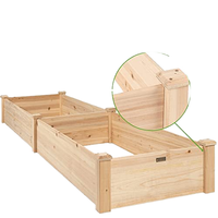Kit de jardinière en bois de vente d'usine support de conception classique pour la maison et le jardin lit surélevé OEM/ODM pour légumes et fruits