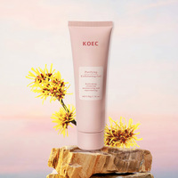 KOEC-Gel exfoliant purifiant avec acide hyaluronique et collagène, hydratant nettoyant en profondeur pour tous types de peau-Marque distributeur OEM/ODM