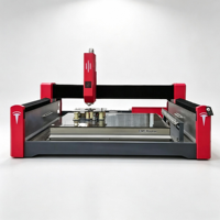 Meuleuse multifonctionnelle pour bords de marbre 5 axes avec chanfreinage à 45 degrés pour la découpe et le polissage de dalles de granit 3200 mm