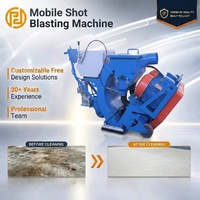 Machine de sablage mobile Puhua certifiée CE pour la préparation des surfaces de routes en béton, livraison rapide