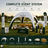 Tente gonflable personnalisée CATC pour événements de golf et clubs de plein air |   Marquee Spider Premium Étanche à l'Air |   Tente d'hôtellerie de luxe en Oxford 400D