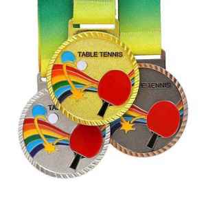 Medallas Deportivas Personalizadas de Oro, Plata <span class=keywords><strong>y</strong></span> <span class=keywords><strong>Cobre</strong></span> Grabadas para Premios de Competición, Fabricante Mayorista - Product Image 3