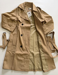 Nuovi Arrivi OEM: Elegante <span class=keywords><strong>Trench</strong></span> Coat da Donna, Stile Lungo, <span class=keywords><strong>Taglie</strong></span> Grandi, per Autunno e Inverno - Product Image 6