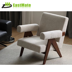 Solution moderne <span class=keywords><strong>de</strong></span> sièges d'attente pour les clients des hôtels Chaises <span class=keywords><strong>de</strong></span> <span class=keywords><strong>réception</strong></span> à structure en bois massif et à pieds coniques en tissu durable pour le salon - Product Image 2