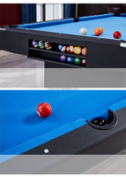 STELLARWAY Prêt à expédier, faible MOQ, table de billard portable pliable de haute qualité 7ft 8ft pour la maison