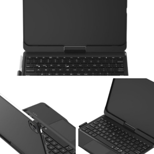 เคสคีย์บอร์ดภาษาอังกฤษสีดำสำหรับ iPad Pro 11นิ้ว2024 M4พร้อมที่ใส่ดินสอไฟ7สีแบ็คไลท์แป้นพิมพ์หมุนได้360สำหรับสำนักงาน - Product Image 2