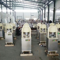 Machine à diviser et à couper la pâte à tortillas motorisée en acier inoxydable, capacité de 30 à 180 g, 30 pièces/minute