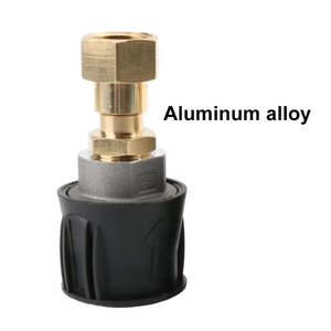 Adaptateur de pistolet à eau en aluminium noir haute pression M22-14 Bear Crystal Karchers série K pour le nettoyage de la voiture avec <span class=keywords><strong>tuyau</strong></span> haute pression - Product Image 4