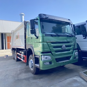 Camion Sinotruk Howo 6X4 400 ch, camion de nettoyage de poubelles à compression, camion compacteur de déchets - Product Image 3