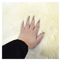 Tissu en peau de mouton double face non teinte, doublure en peau de mouton australienne, pour vêtements, vente en gros d'usine chinoise