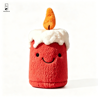 Peluche Bougie Souriante, Mignonne, en Forme de Flamme, Motif Spirale, pour Décoration de Canapé et Maison, Cadeau de Fête et d'Anniversaire