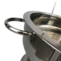 10L Spiegel Gepolijst Opknoping Cover Komfoor Buffet Eten Warmer Roestvrijstalen Koepel Schotel Plaat Voedsel Cover Opknoping