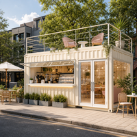 Casa Contenedor Expandible y Desmontable a Precio de Fábrica, Tienda de Café en Contenedor, Casa Contenedor en Venta