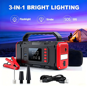 Démarreur de <span class=keywords><strong>Voiture</strong></span> Robuste 16000mAh 12V/24V, <span class=keywords><strong>Booster</strong></span> de <span class=keywords><strong>Batterie</strong></span>, Chargeur de Démarrage, Banque d'Alimentation pour <span class=keywords><strong>Voiture</strong></span> - Product Image 3