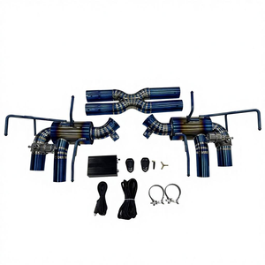 ระบบวาล์วไอเสียไทเทเนียม Valvetronic พร้อมตัวควบคุมวาล์วนิวเมติก + ท่อหน้า สำหรับ <span class=keywords><strong>Ferrari</strong></span> <span class=keywords><strong>812</strong></span> 6.5L <span class=keywords><strong>V12</strong></span> พร้อมรีโมทคอนโทรล - Product Image 3
