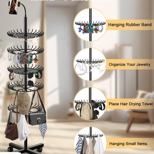 2026년 신제품 헤어 익스텐션 스탠드, 휴대폰 거치대 포함, 높이 조절 가능, 브레이딩 헤어 랙, 이발 도구, 가발 보관 선반 - Product Image 2