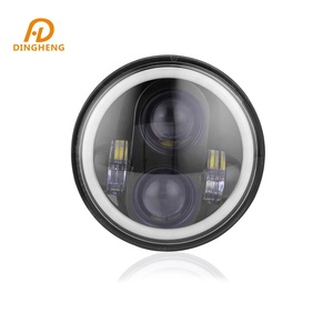 مصابيح ليد للسيارات والدراجات النارية مقاس 7 بوصات مستديرة بتصميم جديد من المصنع - Product Image 1