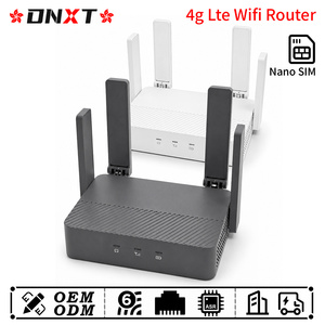 Routeur WiFi 4G LTE DNXT 2,4 GHz Cat4 avec carte SIM 4G LTE 300 Mbps, routeur sans fil Type-C 300 Mbps, Type-C 3000 mAh, CPE WiFi pour usage professionnel - Product Image 1