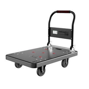 Carrito de Venta Plegable BC-257 con Altura de Descarga Ajustable, Capacidad de Carga de 300 kg, Carrito de Panel, Carrito de Mano, Carrito de Herramientas - Product Image 4