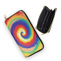 Portefeuille Porte-Cartes de Crédit en Cuir PU Style Japonais Luxe, Long Portemonnaie Mignon Anime avec Fermeture Éclair