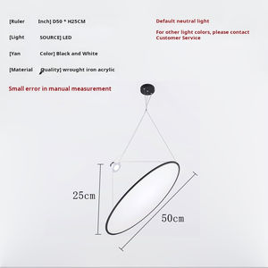 Lampadario a specchio da ufficio con specchio da ufficio, - Product Image 2