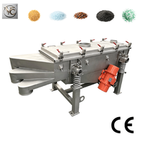 Machine de tri vibratoire linéaire FKJX avec 2 moteurs, tamis à grains en acier inoxydable jusqu'à 5 couches, 220V/380V
