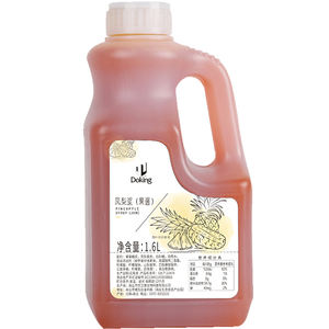 Venta al por mayor de fábrica Precio de descuento Jarabe de fruta Jugo concentrado Materiales de té de la leche Té de burbujas Puré de fruta concentrado de piña - Product Image 6