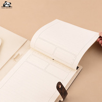 Porte-documents d'affaires en cuir PU à carreaux personnalisé, porte-bloc-notes juridique |   Format lettre A4 |   Porte-documents de travail
