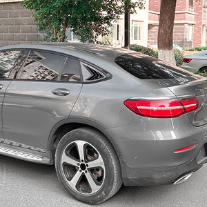 Mercedes-Benz GLC Coupe C253 2016-2022 Triangular Window Louver Car Stickers Piano Black Carbon Fiber Texture Decal - Product Image 2