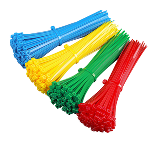 Attaches de câble autobloquantes en nylon PA66, 200 mm, multifonctionnelles, colorées, pour regroupement électrique - Product Image 1