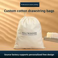Sac en tissu personnalisable avec logo imprimé sérigraphié, petit sac à cordon, emballage de bijoux en gros, artisanat authentique, couleur variée, idéal pour cadeaux