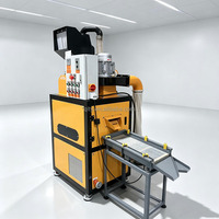 Granulateur de fil de cuivre de type sec, machine de séparation du cuivre et du plastique pour câbles usagés