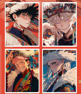 Cartes de collection JJK Jujutsu Kaisen en papier acrylique coloré, cartes à collectionner <span class=keywords><strong>Zenin</strong></span> <span class=keywords><strong>Maki</strong></span> Itadori Yuji, cartes à jouer, cadeaux pour les amateurs - Product Image 5