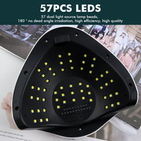 Lampe UV LED professionnelle 57 LED pour ongles, séchoir à gel à durcissement rapide, outil de manucure pour table
