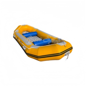 Grand bateau pneumatique gonflable en PVC, stable, pour la pêche, 8 personnes, utilisation en rivière - Product Image 4