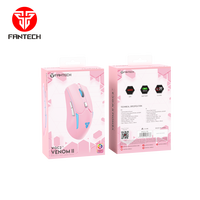 Fantech WGC2+ Edisi Sakura Siap Kirim Mouse Gaming Nirkabel Pengisian Daya Sensor Pixart Mouse Gaming Laris