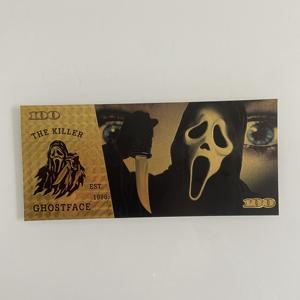 Horrorfilm-Themen-Charakter Gedenkbanknote 24K Goldblatt-Banknote für Sammlerstücke und Gedenkgeschenke - Product Image 3