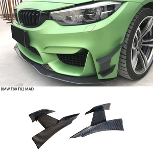 Para BMW Serie 3 F80 M3/F82 M4 Sedán, Barra Delantera de Fibra de Carbono Estilo Cuchilla de Aire, 2013-2019 - Product Image 1