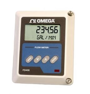 FD-430 Portable Doppler Ultrasonic Wall Mount Non-Invasive <b>Clamp</b>-On Flow Meter 1/3 120" Pipe Diameter 200C Temp 1 - Product Image 1