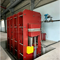 Prensa Vulcanizadora de Caucho Automática de Gran Tamaño con Estructura Hidráulica Personalizada para Producción Industrial de Alto Volumen