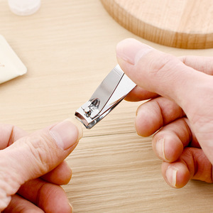 Nail Clippers Stainless Steel Flat <b>Edge</b> Portable For Home Use Finger Nail Trimming <b>Tool</b> ZJ 0137 - Product Image 4